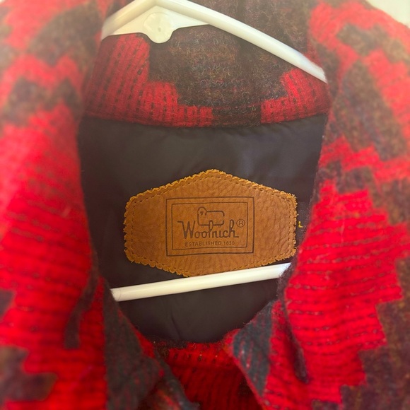 Vintage Woolrich Hooded Western Long Wool Jacket size L - Picture 7 of 14